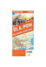 Mapa trekkingowa Ri�a i Piryn. G�ry Bu�garii 1:80 000