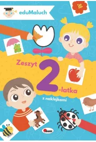 Zeszyt 2-latka z naklejkami. EduMaluch
