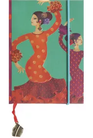 Boncahier Notatnik ozdobny 0021-03 Flamenco Mini Sevillanas 144 kartki
