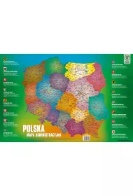 Young Intellect Podkadka na biurko MAPA POLSKI, 550x365 mm