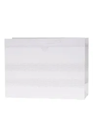 Rozette Torebka Lux brokat bia�a 55x40x20cm