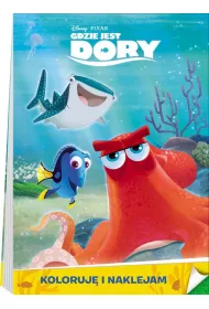 Koloruj� i naklejam. Gdzie jest Dory?