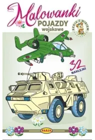 Pojazdy wojskowe. Malowanki