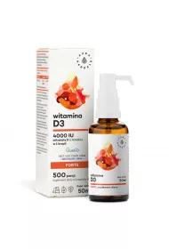 Aura Herbals Witamina D3 4000 IU, MCT, krople suplement diety 50 ml