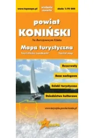 Powiat Koni�ski - mapa turystyczna