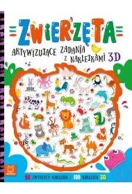 Zwierz�ta. Aktywizuj�ce zadania z naklejkami 3D