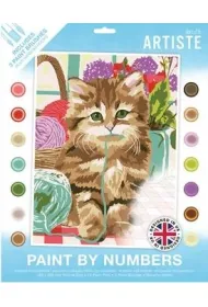 Malowanie po numerach - Cute Kitten 40x30cm Dalprint