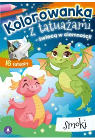 Kolorowanka z tatua�ami. Smoki