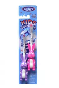 Active Oral Care Kids Quick Brush 3-6 Years szczoteczki do zbw dla dzieci Krlik 2 szt.