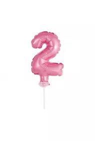 Godan Balon foliowy na patyczku BC-5RO2 Cyfra 2