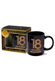 Kukartka Kubek Premium Urodziny 18