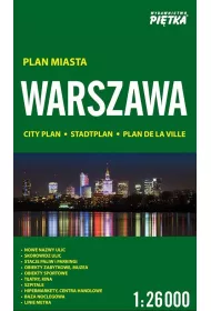 Warszawa 1:26 000 plan miasta PI�TKA