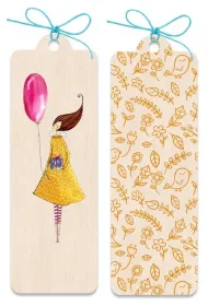 Cozywood Zak�adka drewniana Kobieta z balonem