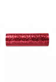 PartyDeco Serpentyny holograficzne czerwone 3,8m