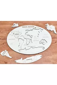 Mapa �wiata kontynenty i oceany