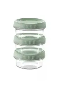 Curver/Keter Curver zestaw 3 pojemnik�w na sos zielony 3 x 150 ml