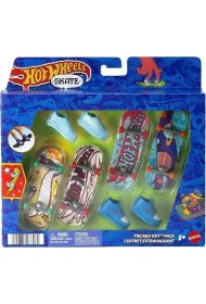 Hot Wheels Skate Deskorolka 4-pak + buty Mattel
