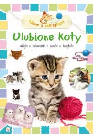 Album z naklejkami- Ulubione koty