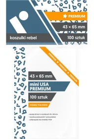 Rebel Koszulki na karty Mini USA Premium 43 x 65 mm 100 szt.