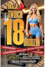 Yeku Karnet Urodziny 18 2K Trenerka Paulina