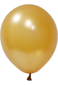 GoParty Balony lateksowe Metallic z�ote 25cm