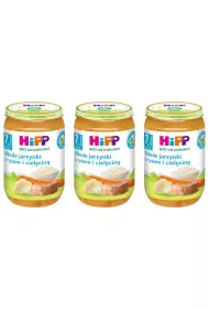 Hipp Mode jarzynki z ryem i cielcin po 7. miesicu zestaw 3 x 220 g Bio