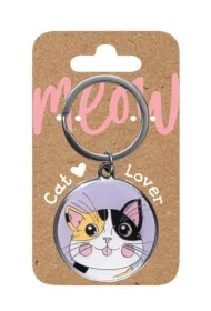 Be-Happy Gifts Brelok dla kociarzy - kot tricolor