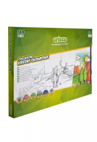 Kredki trjktne Cricco 144 szt.