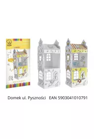 Kolorowanka-Sk�adanka 3D MINI - Domek Pyszno�ci 9