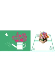 DaVinci Karnet + koperta POP-UP Kwietnik 12x18cm