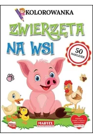Kolorowanka Zwierz�ta na wsi