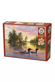 Puzzle 275 el. XL Spokojny wiecz�r Cobble Hill