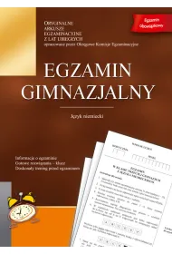 Egzamin gimnazjalny - j�zyk niemiecki - oryginalne arkusze z lat ubieg�ych