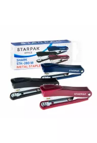 Starpak Zszywacz metalowy 465145 czarny 12 kartek