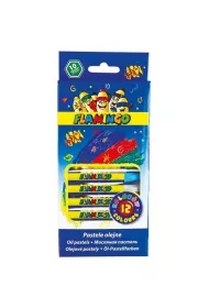 Titanum Pastele olejne sze�ciok�tne 12 kolor�w 12 szt.
