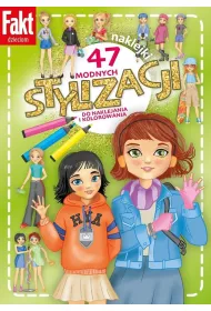 47 modnych stylizacji do naklejania i kolorowania