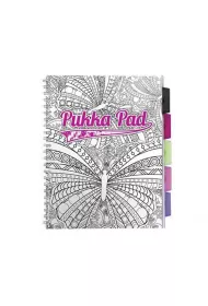 Ko�ozeszyt A4 Pukka Pad Colour In linia 100 kartek