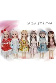 Lalka stylowa zginane r�ce i nogi 29cm MIX Merkpol