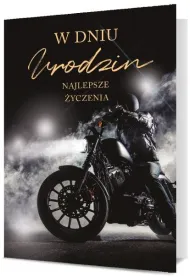 Pan Dragon Karnet B6 Urodziny m�skie -motor K.B6-1955