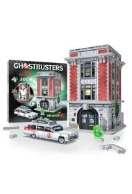 Wrebbit Puzzle 3D 500el Ghostbusters Firehouse Wrebbit Puzzles
