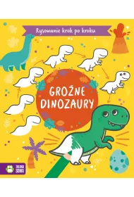 Rysowanie krok po kroku. Gro�ne dinozaury