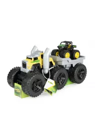 John Deere Monster Treads Roaring Rev Up Hauler zestaw Tomy