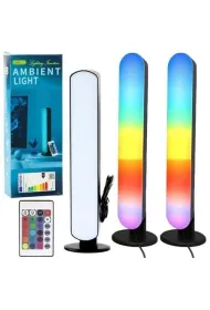 LeanToys Zestaw Lampy Ambient RGB LED Gamingowe na Biurko P