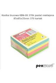 Penword Kostka biurowa pastel 85x85x35mm 370 kartek