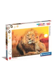 Puzzle 180 el. SuperColor. Unexpected hug Clementoni