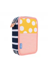 Milan Pi�rnik 3-poziomowy z wyposa�eniem Swims 2 r�owo-��ty