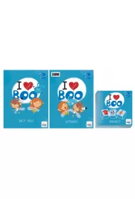 Pakiet I love Boo. J�zyk angielski. Poziom B+: Karty pracy, Wyprawka, Minikarty