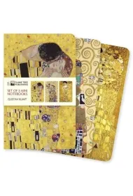 Flame Tree Zestaw 3 notatnik�w Gustav Klimt Postacie