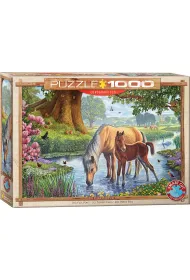 Puzzle 1000 el. Dzikie koniki, Steve Crisp Eurographics