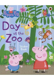 Day at the Zoo Sticker Book. Peppa Pig wer. angielska